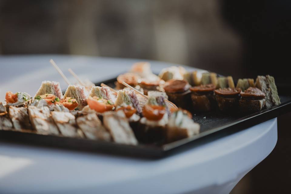 Plateau de toasts