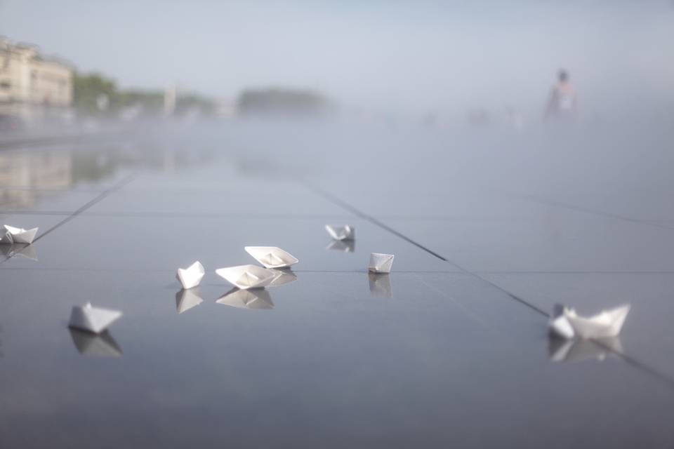 Décoration sur l'eau