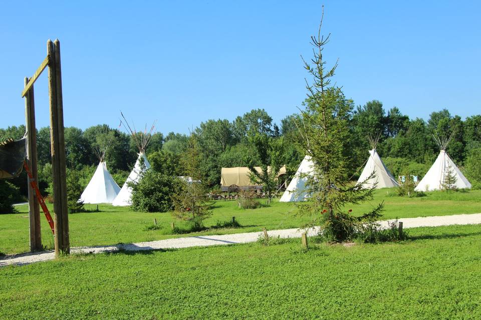 Camp de tipis