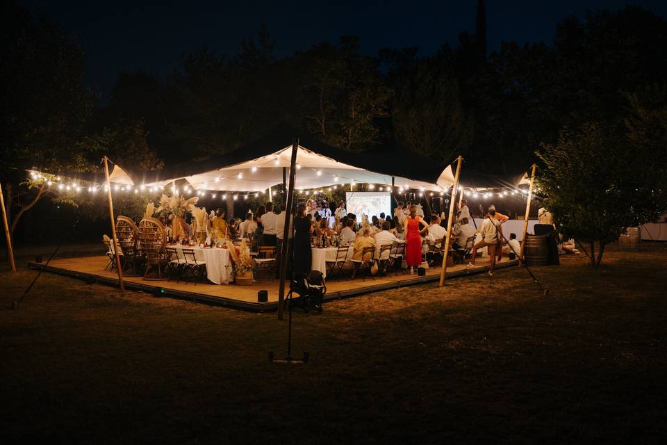 Diner de mariage - Luberon