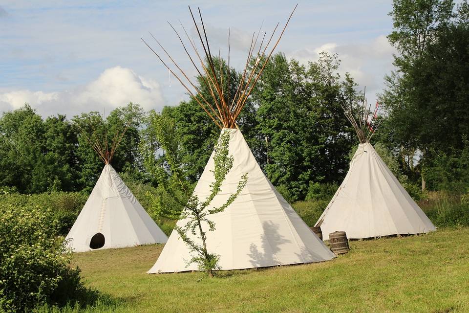 Camp de tipis