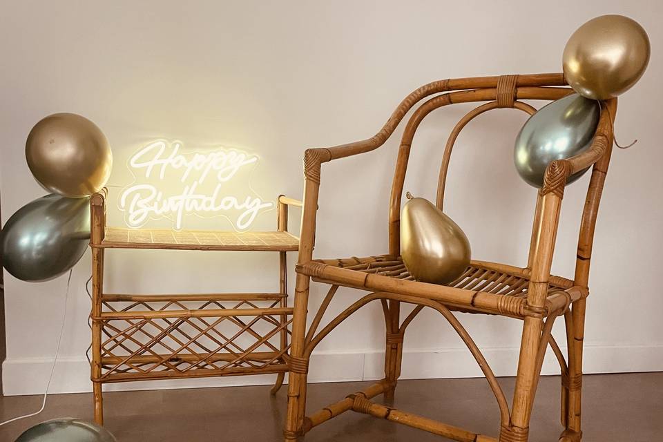 Fauteuil osier