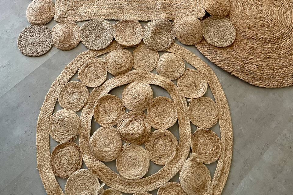 Tapis en osier