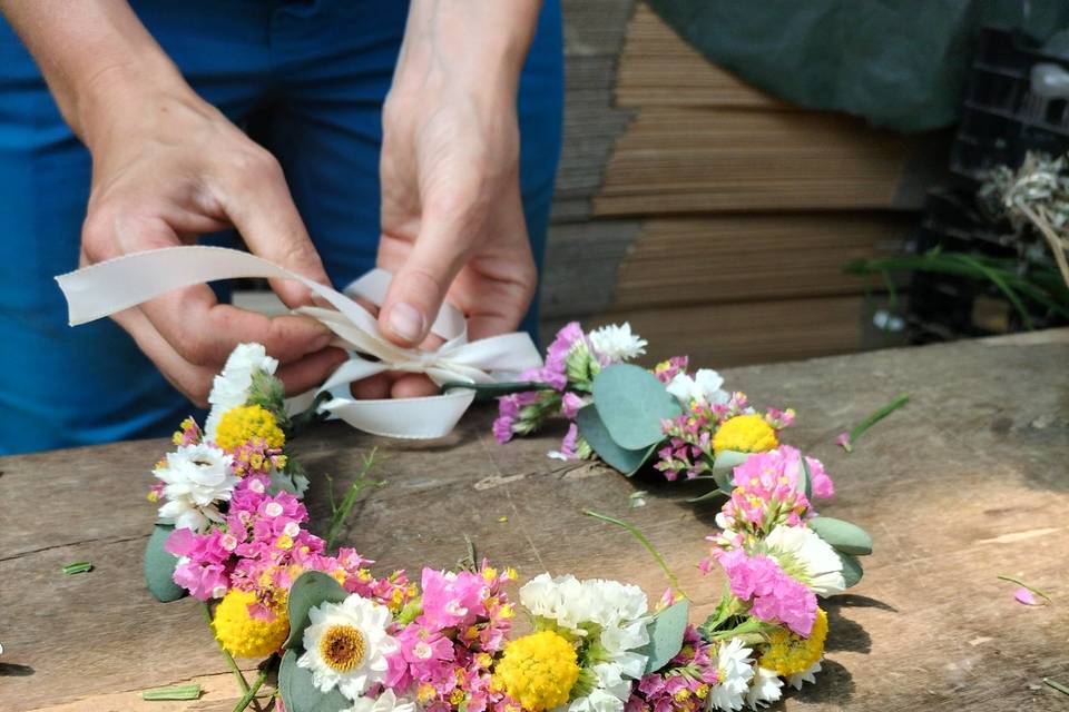 Couronne de fleurs