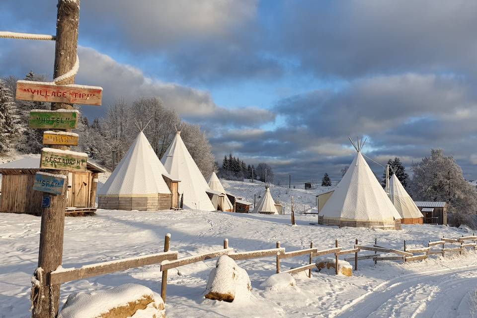 Tipi hiver