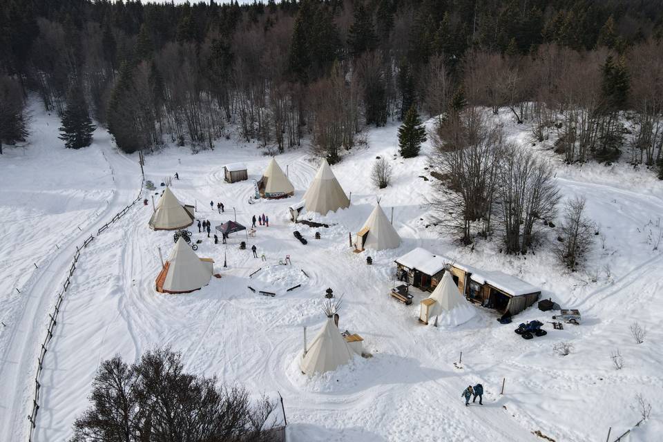 Tipi hiver