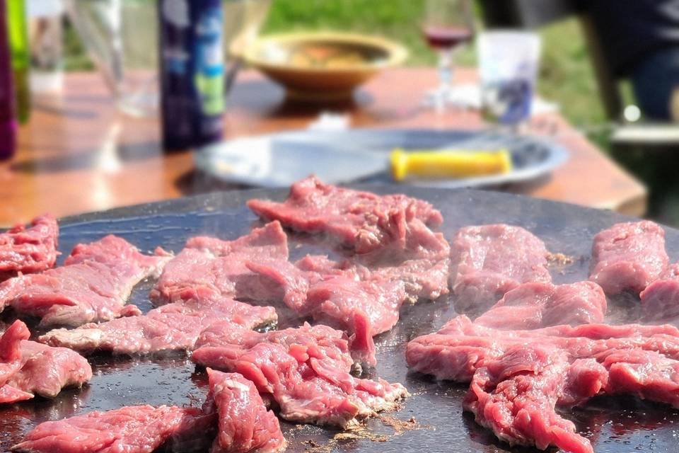 Menu au feu de bois