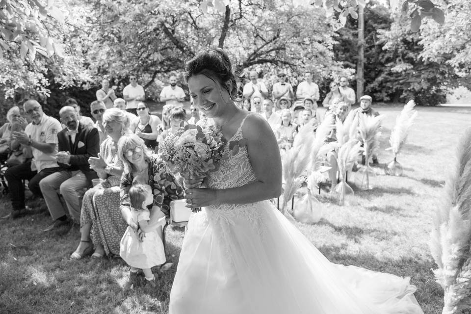 Arrivée de la mariée