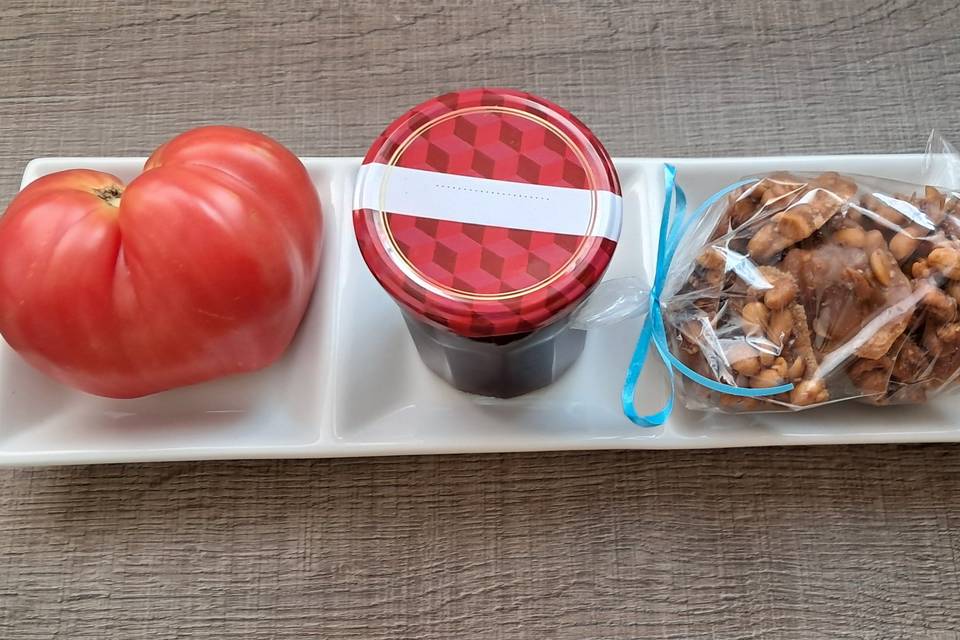 Tablettes aux arachides+confit