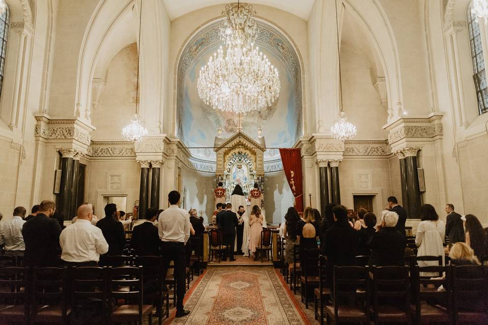 Cérémonie à l'église