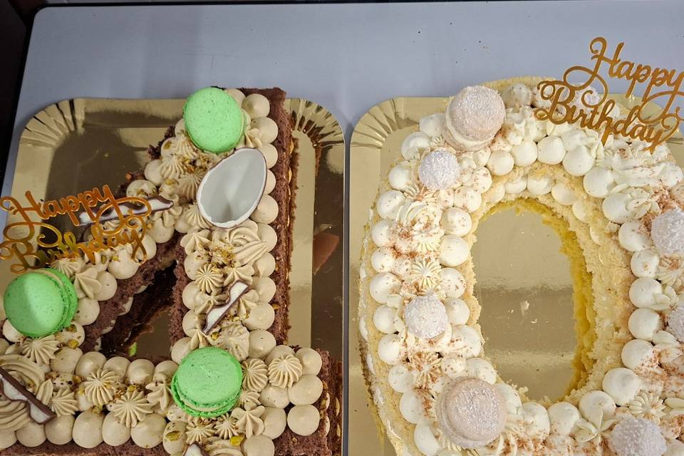 Number cakes 40
