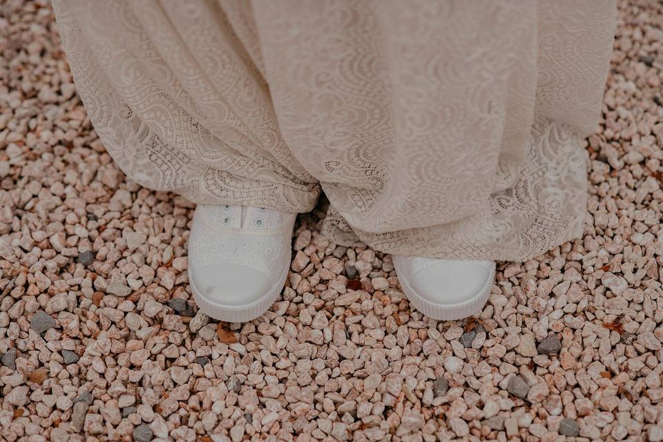 Mariée en baskets