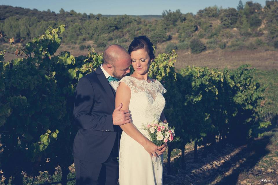Mariage dans les vignes
