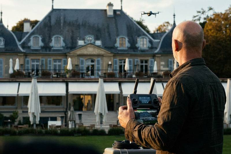 Vues au sol et par drone