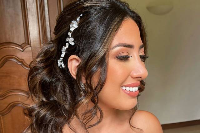 Maquillage et coiffure mariée