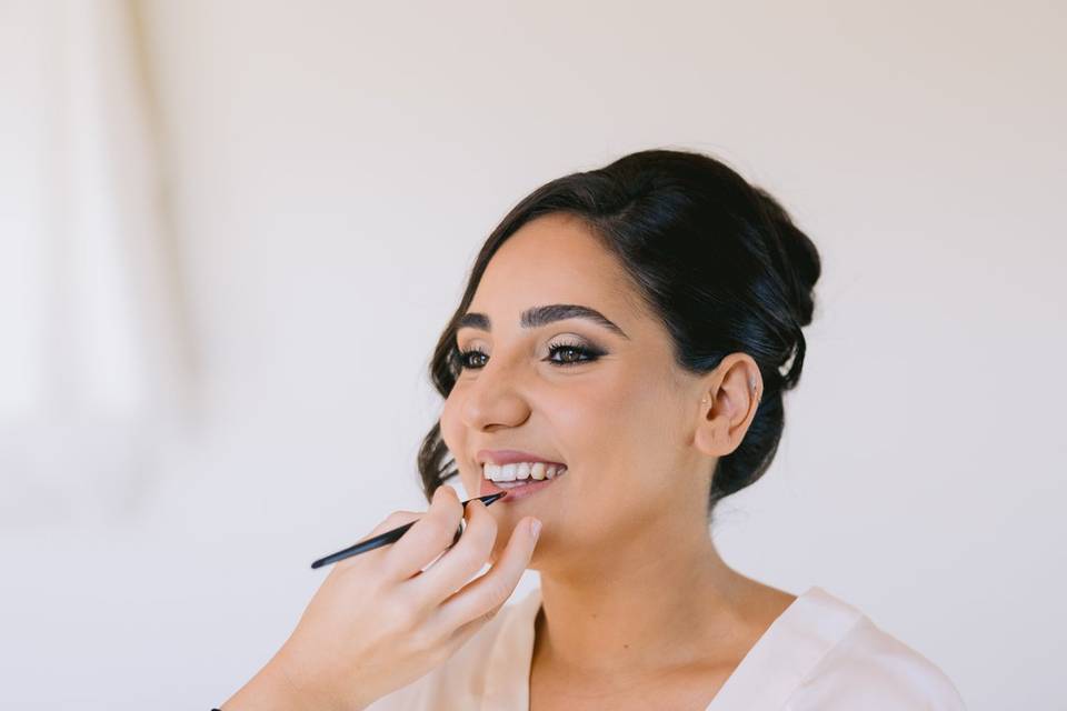 Maquillage mariée dans la Drôm