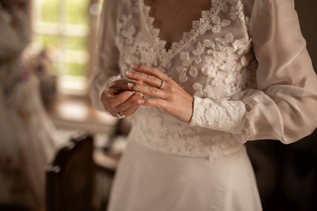 Préparatifs de la mariée