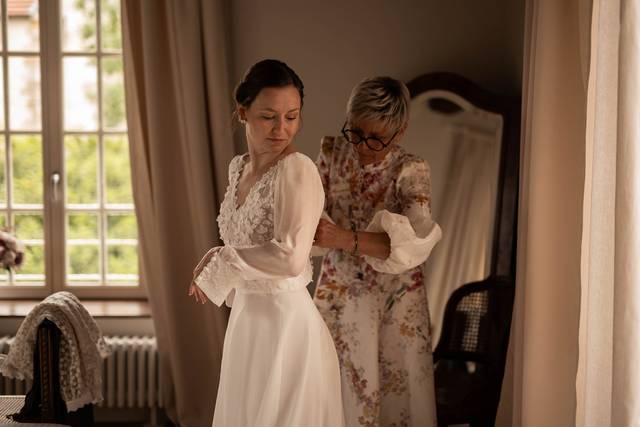 Préparatifs de la mariée