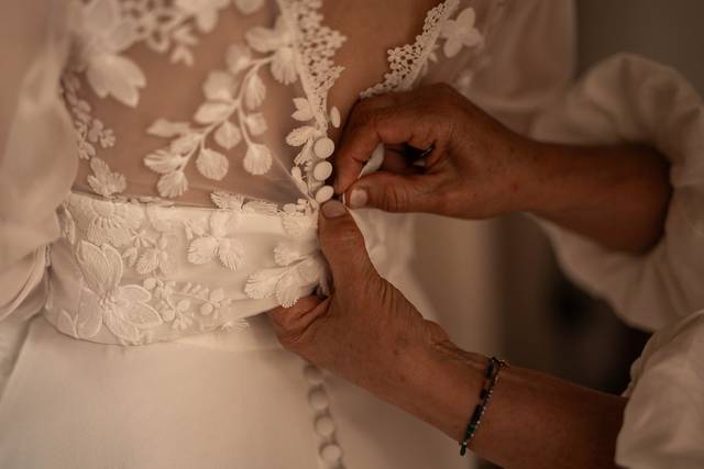 Préparatifs de la mariée