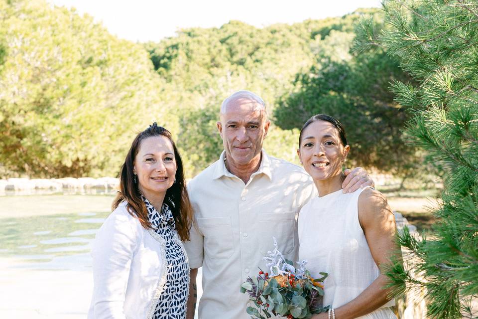 Priscillia & les mariés / Alc