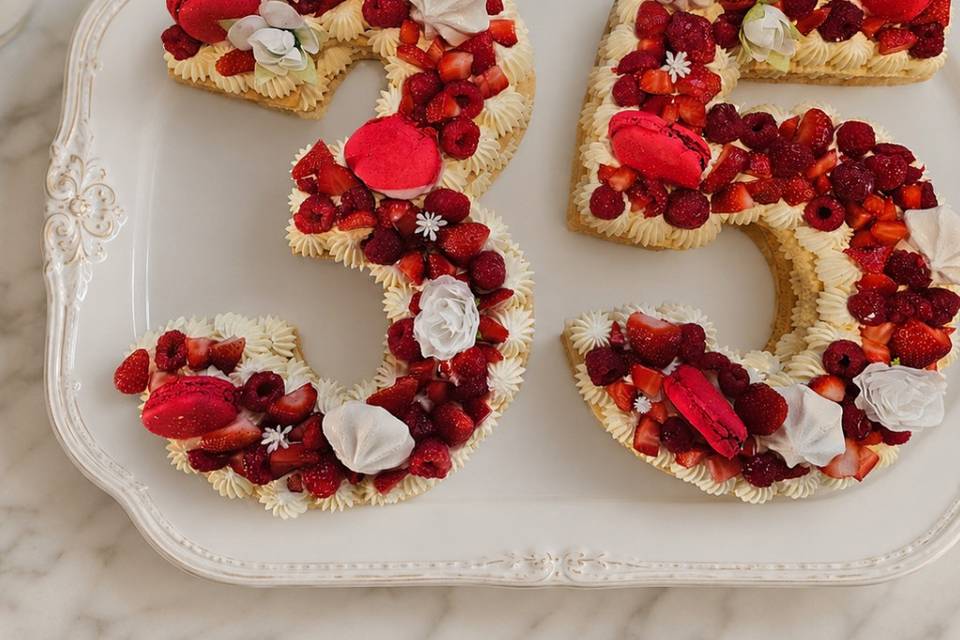 Numbercake mariage