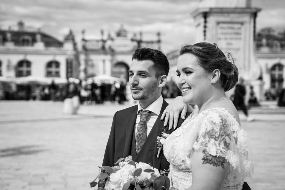 Sur la place Stanislas