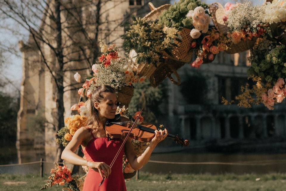 Alice au violon