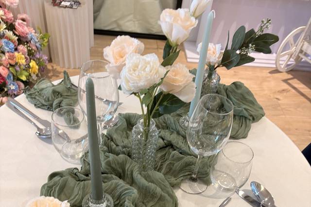 Table vert sauge