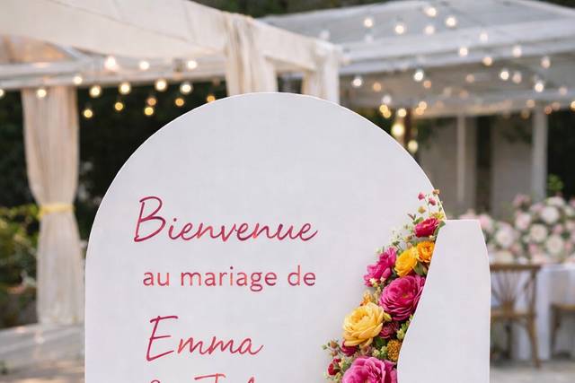 Panneau bienvenue