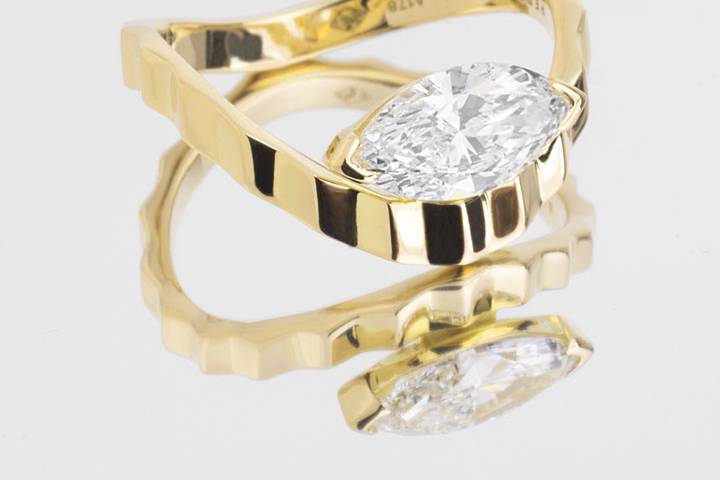 Bague marquise