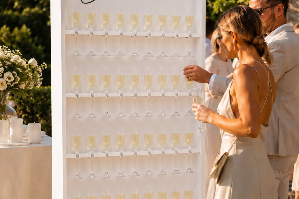 Mur à champagne