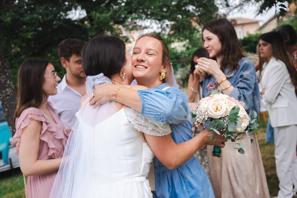 Félicitations mariée