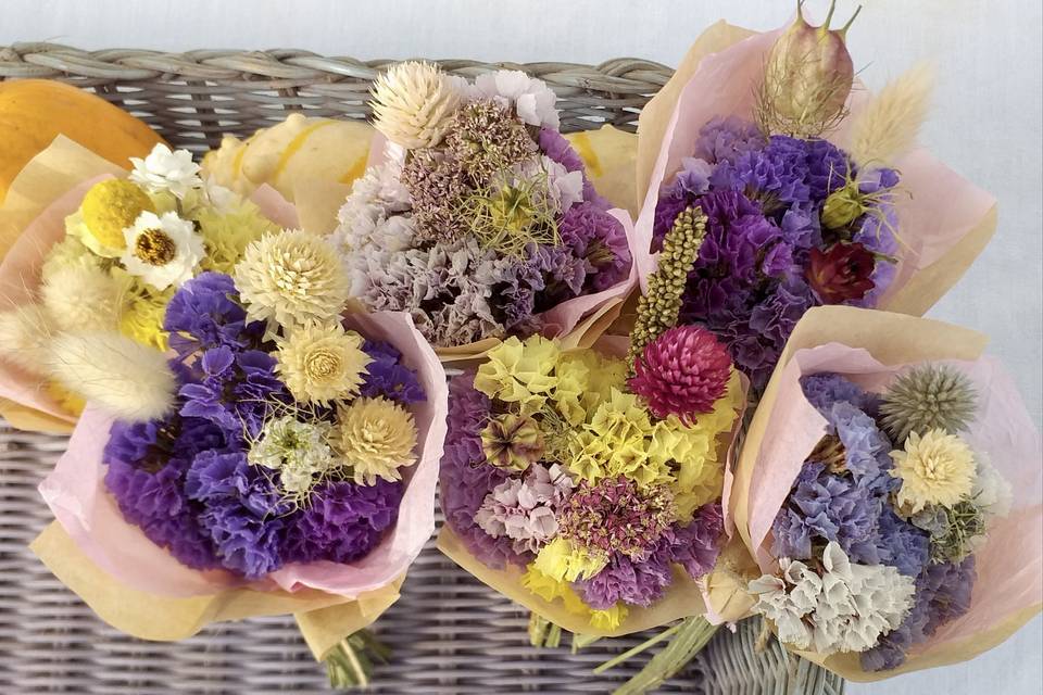Marque-places fleuris