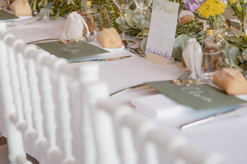 Table des mariés provençale