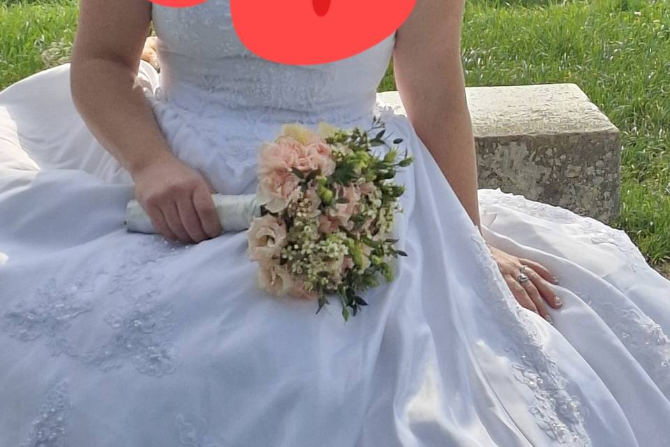 Bouquet de mariée rond