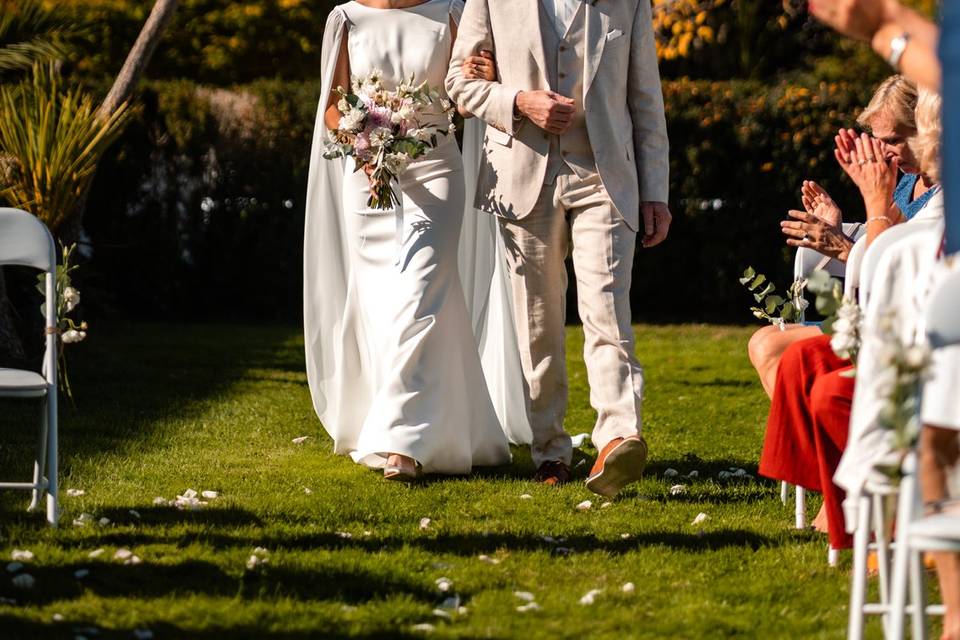L'entrée de la mariée
