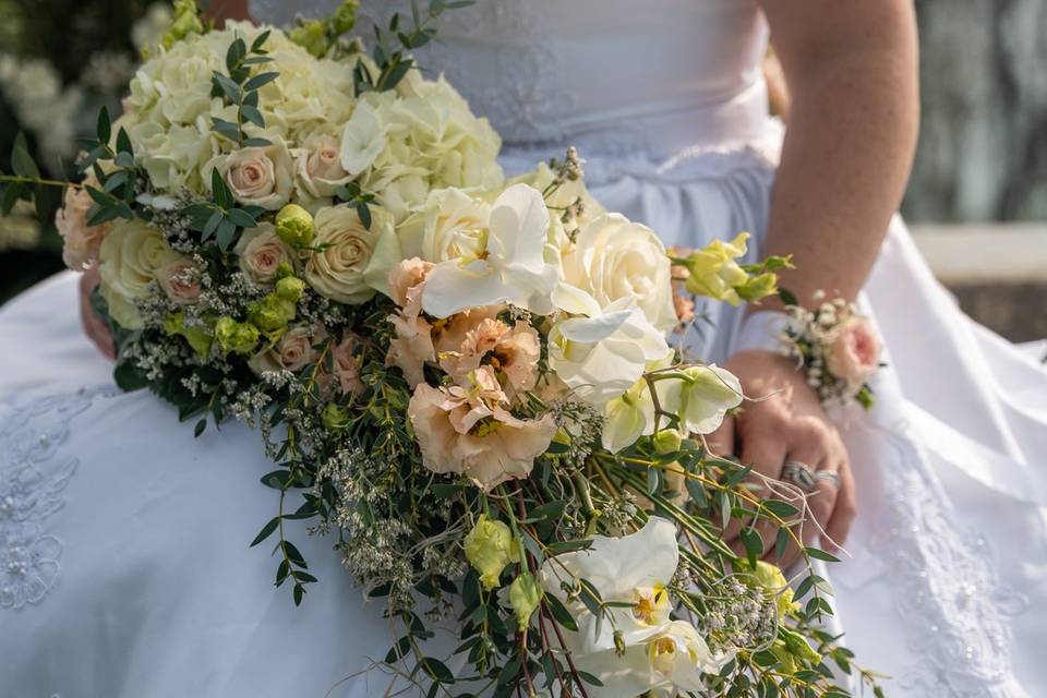 Bouquet retombant