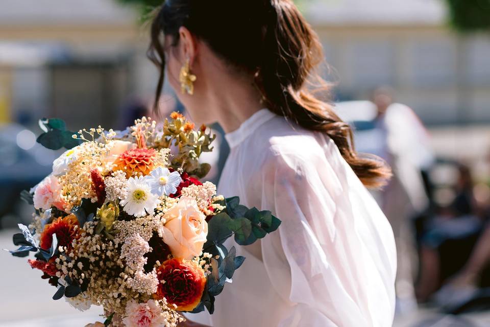 Le bouquet de la mariée