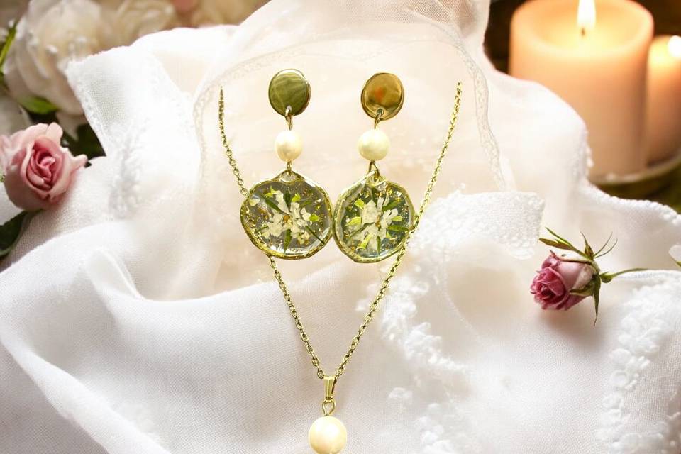 Parure fleurs bouquet