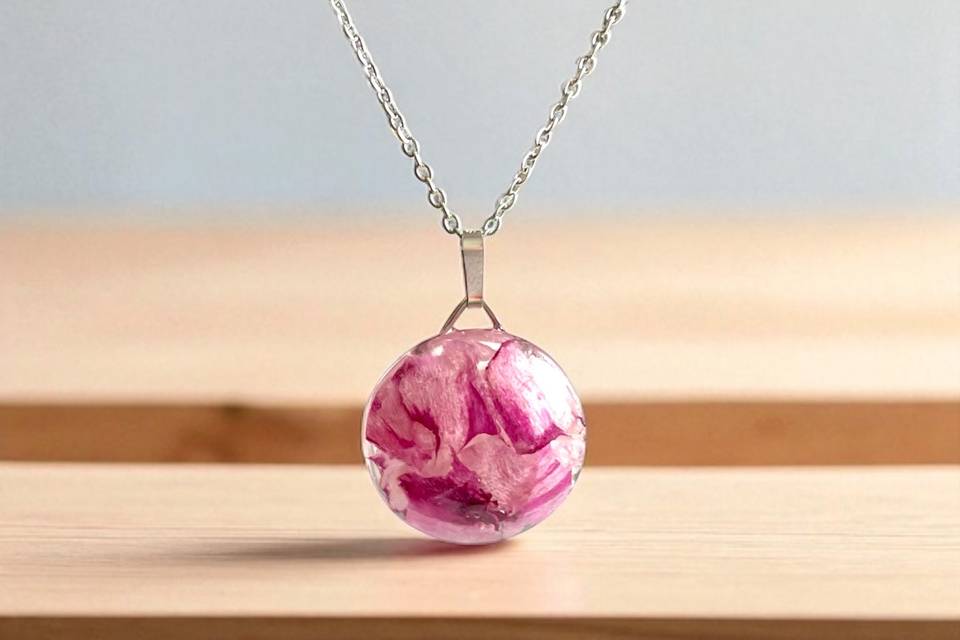 Collier fleurs bouquet