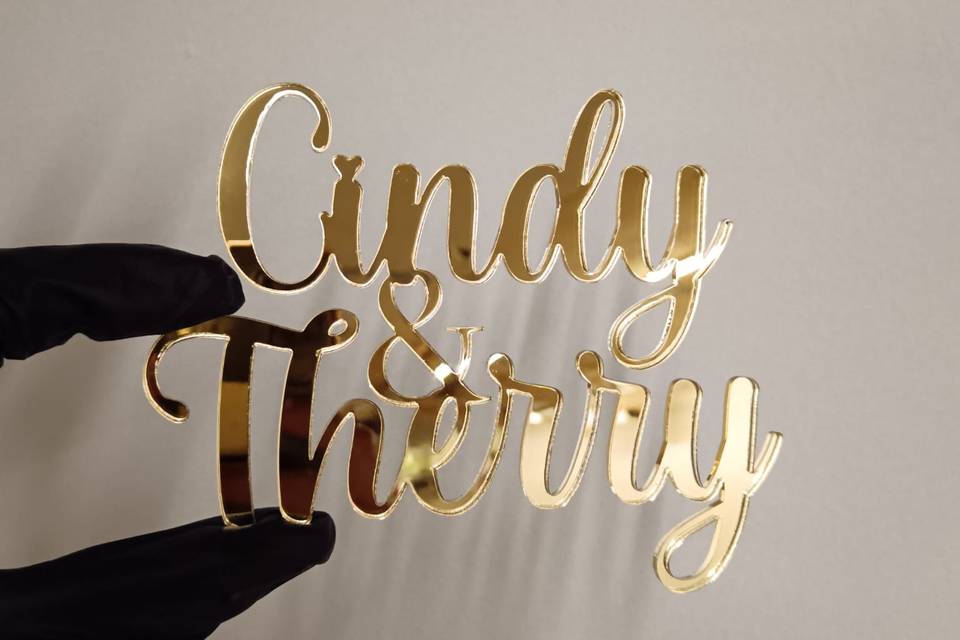 Topper pour pièce montée
