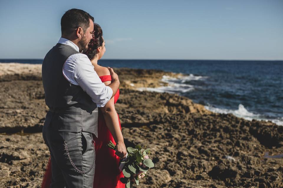 Mariage bord de mer