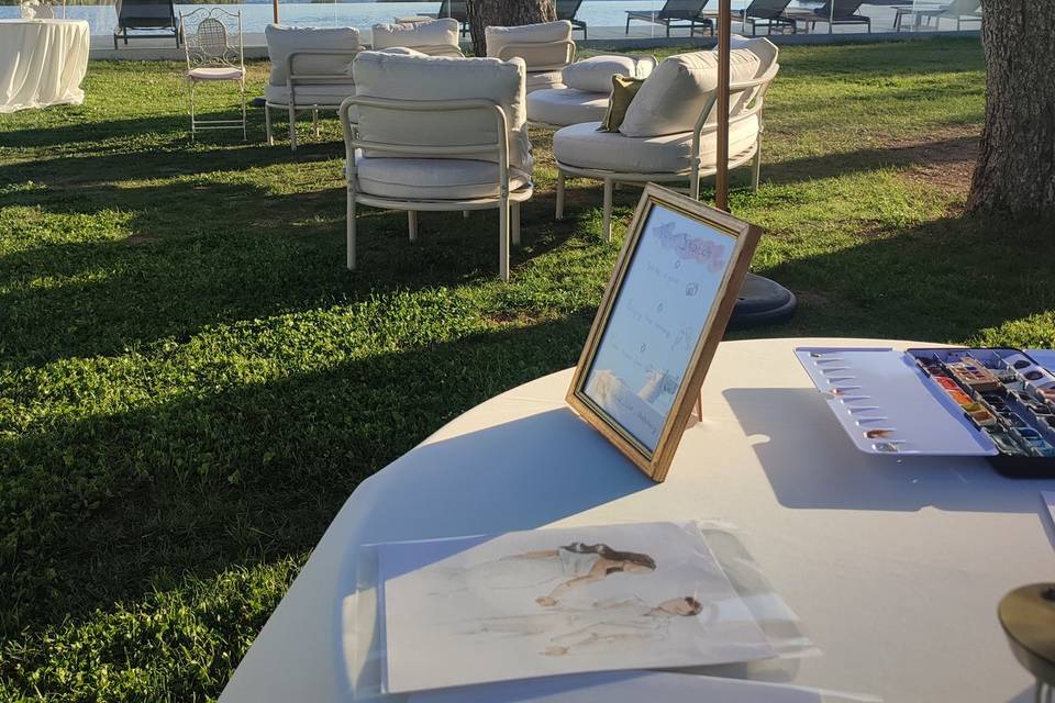 Artist's table