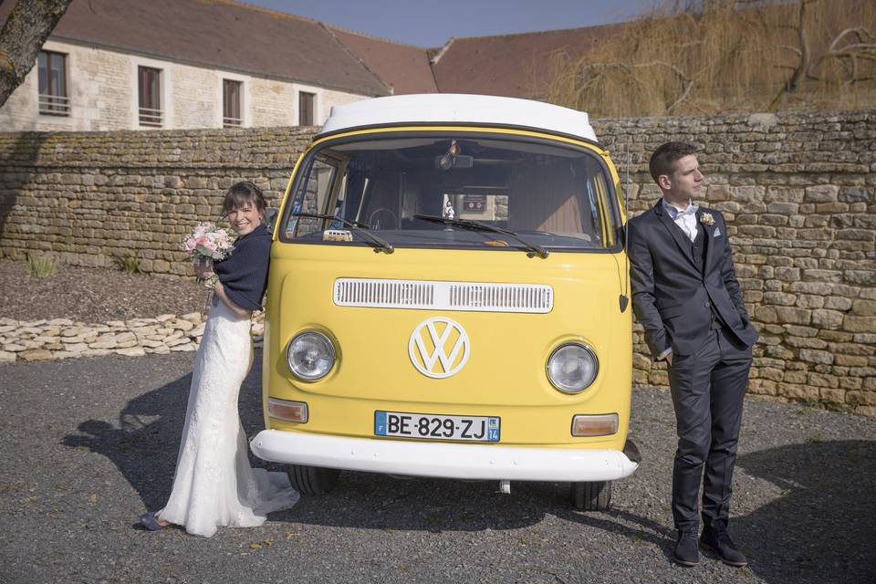 C&N avec combi VW jaune