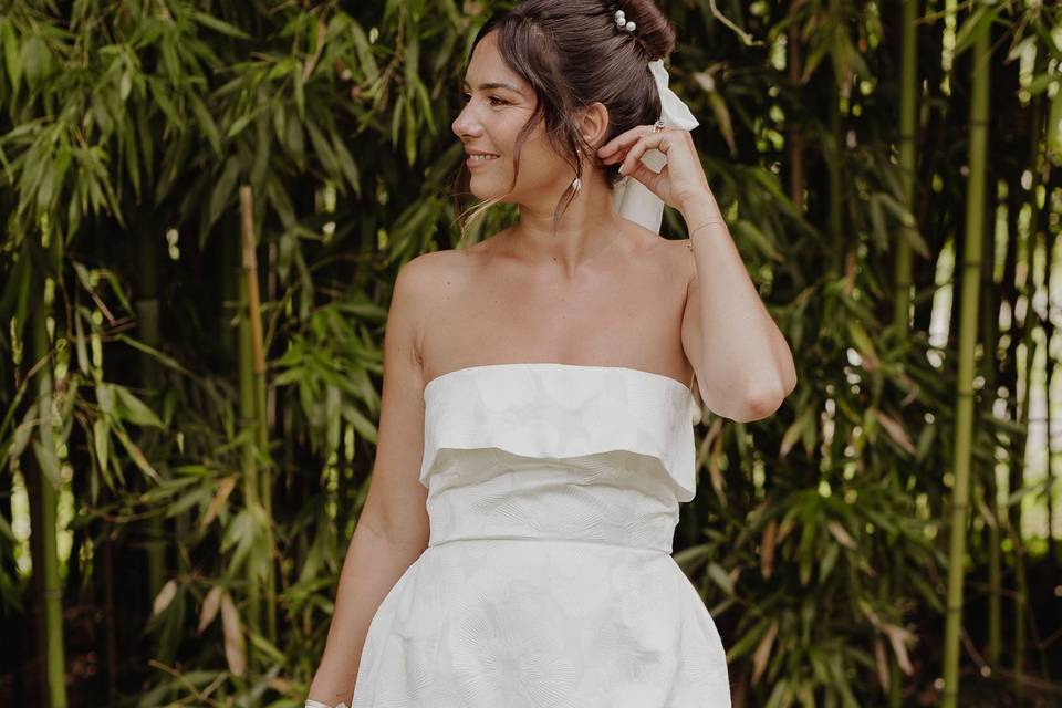 Mariée robe courte