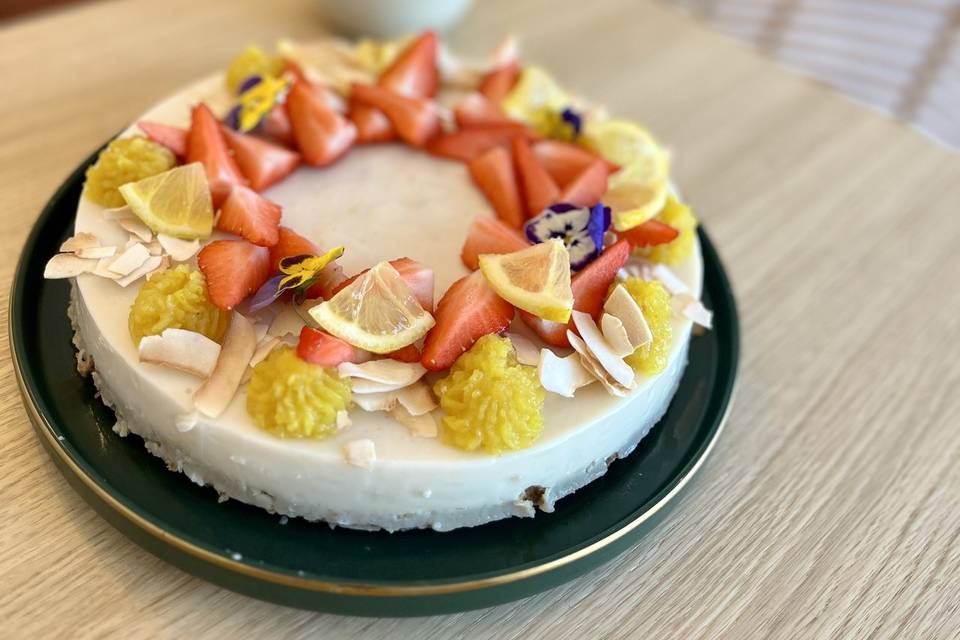 Entremet coco vegan et sans gl