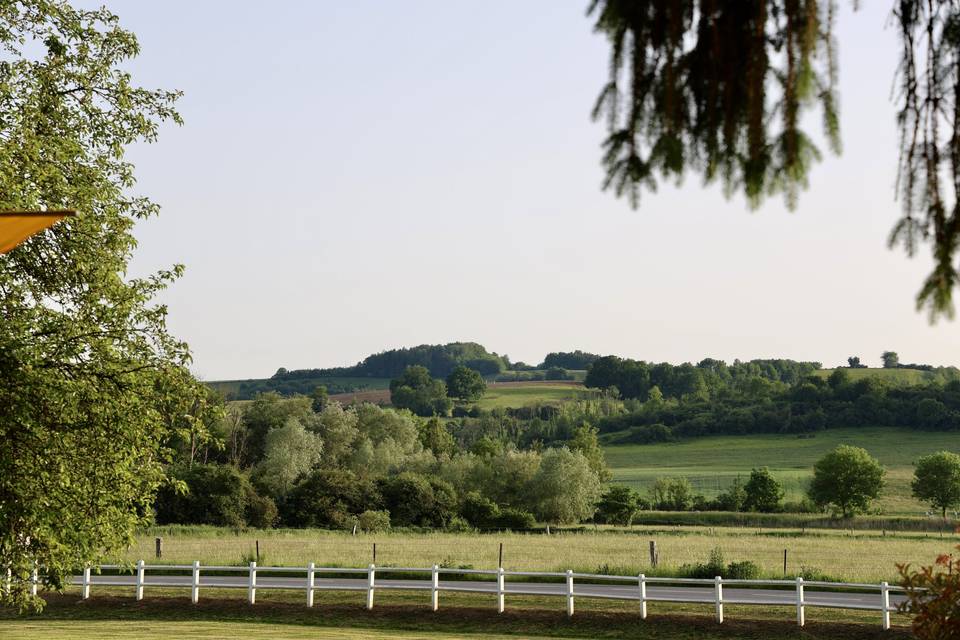 Vue de notre terrasse