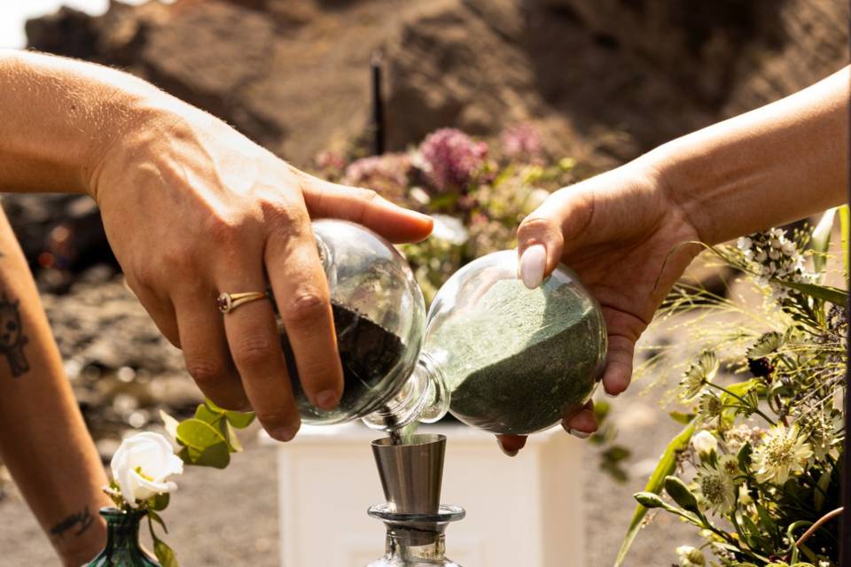 Rituel du sable