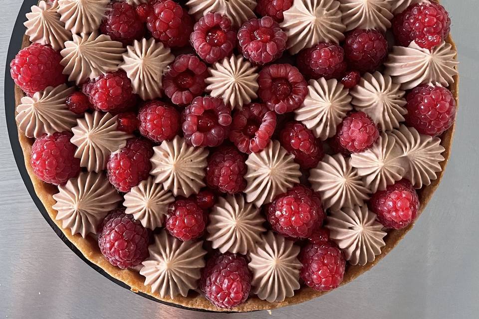 Tarte Chocolat framboises