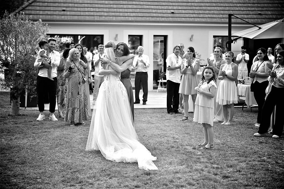 Le bouquet à sa mère